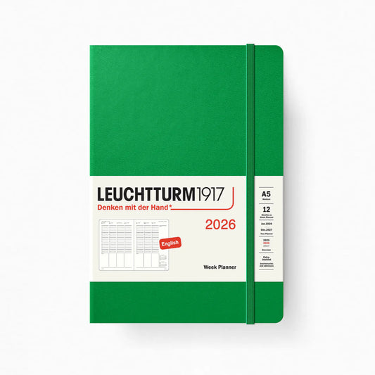 Daily Lined Planner - Hardcover (A5) - 2026