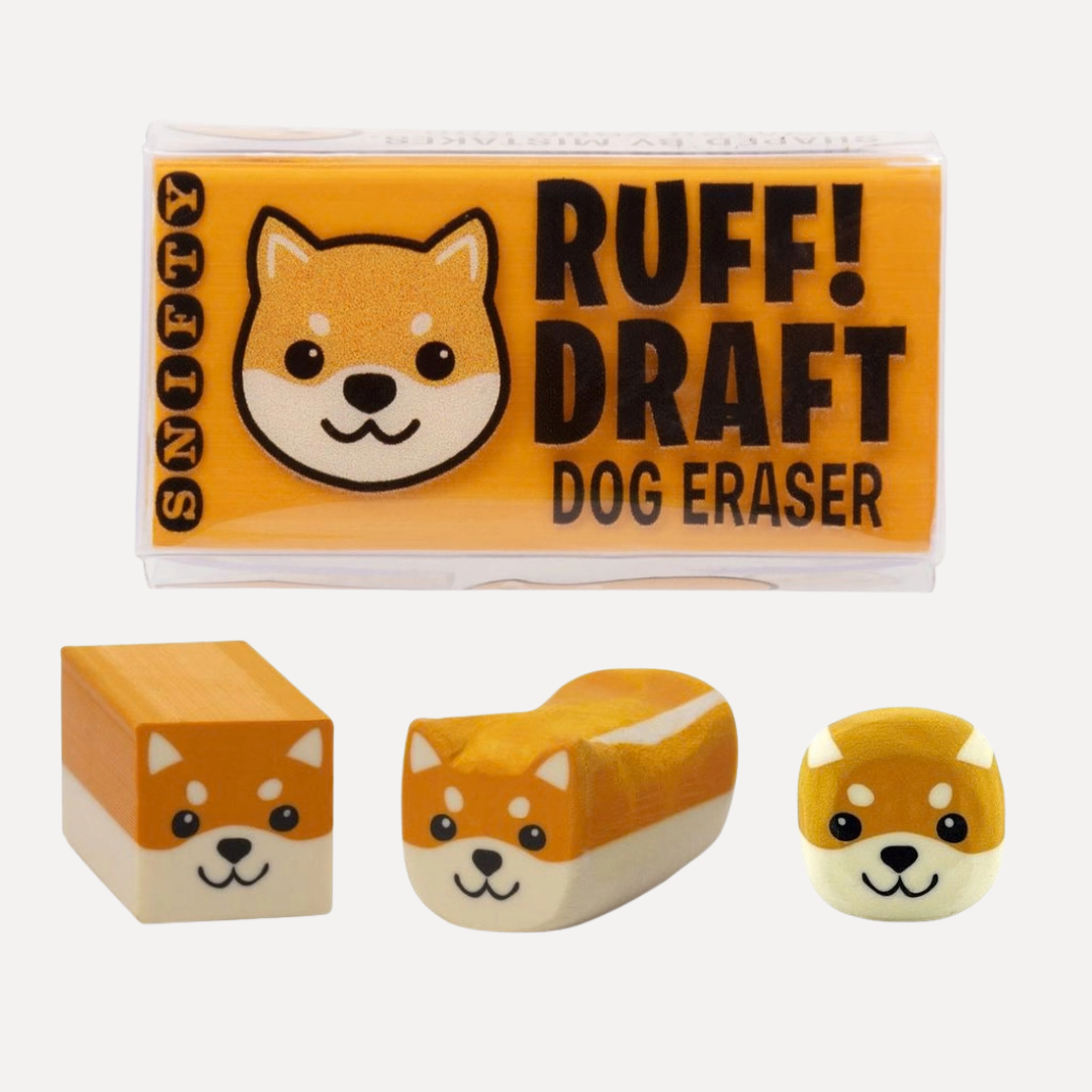 Ruff Draft Dog Eraser