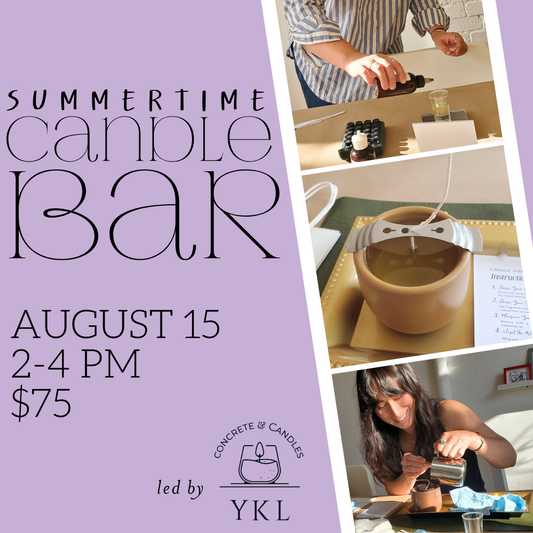 Summertime Candle Bar || August 15th