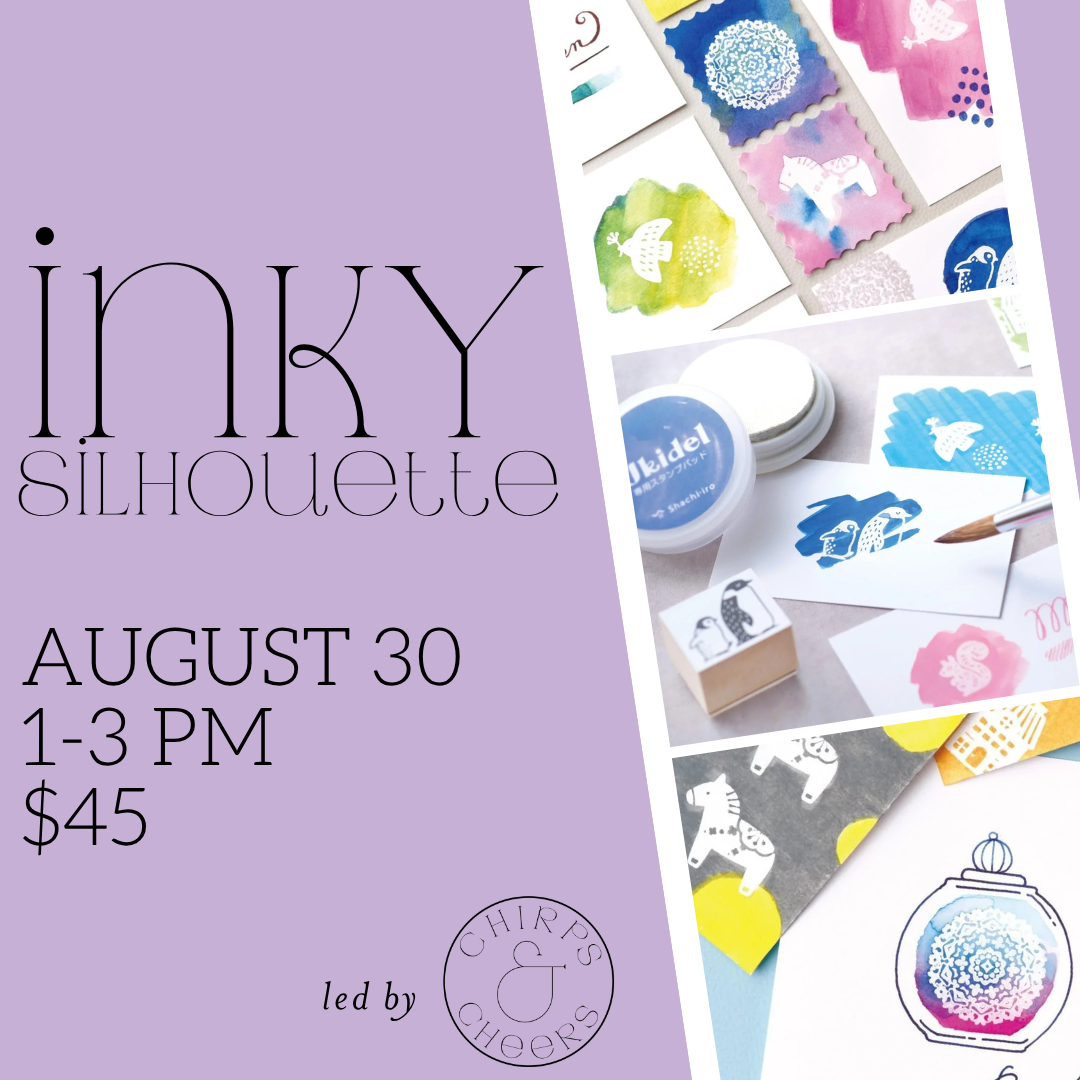 Inky Silhouette & Stamp Carving Class Bundle
