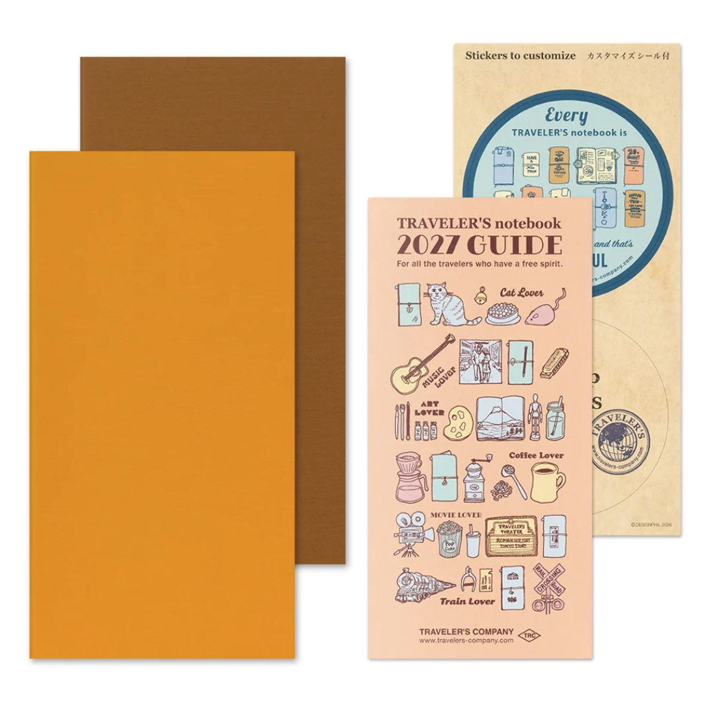 2027 Weekly Planner Vertical - Regular - Traveler's Refill