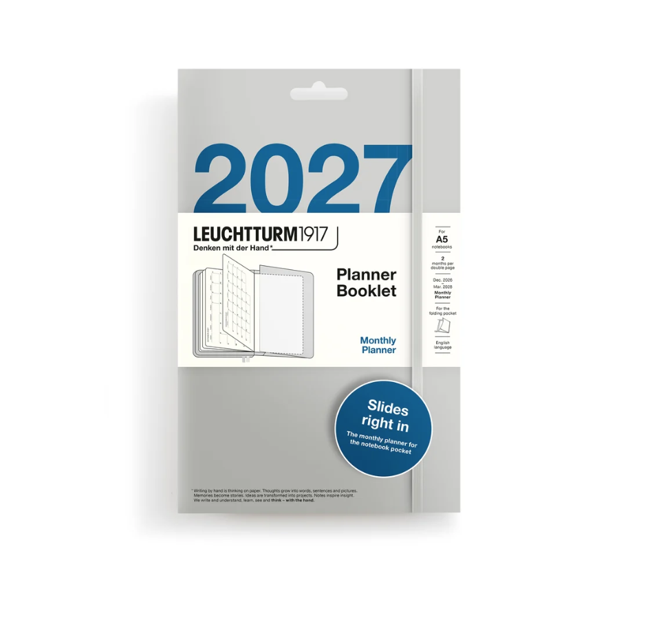 Monthly (A5) Planner Booklet - 2027