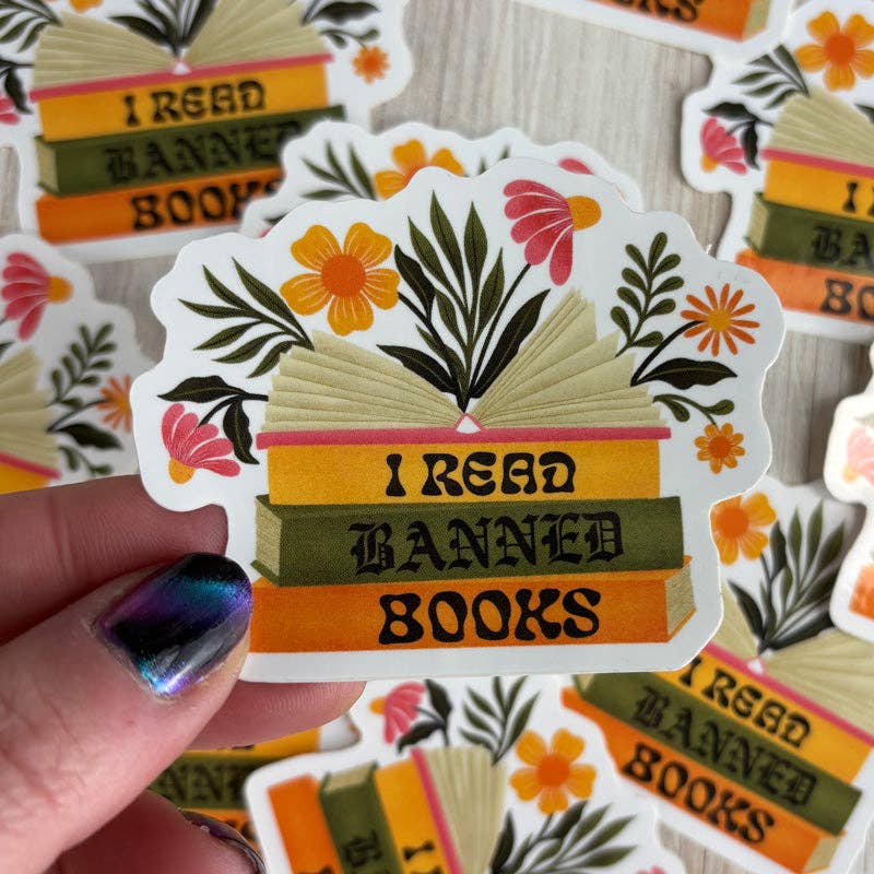 I Read Banned Books - Vinyl Sticker