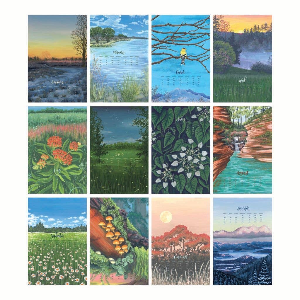 2027 XL Calendar - Natural World