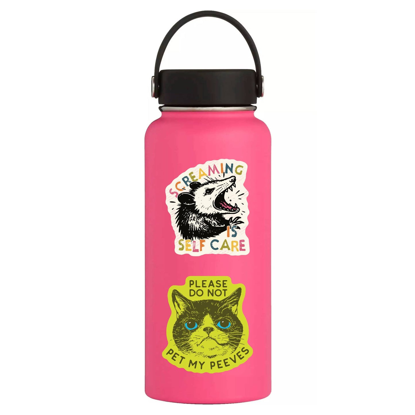 Screaming is Self Care Possum - Vinyl Sticker