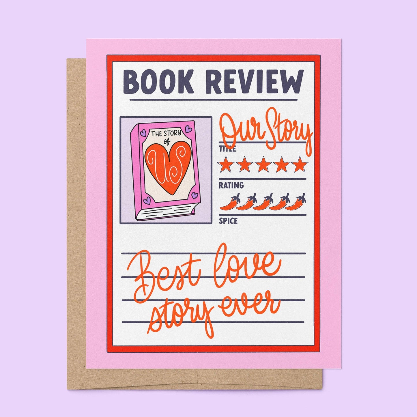 Book Review - Love Greeting Card