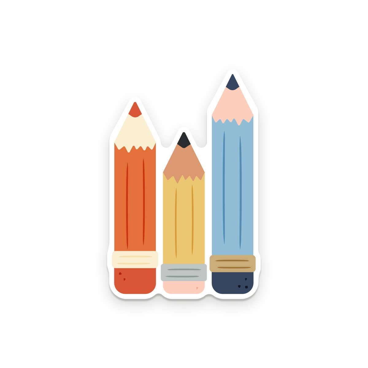 Pencils Trio Sticker