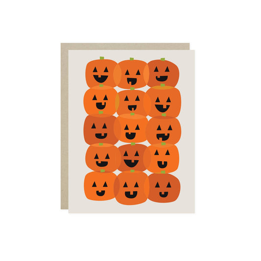 Barone and Co. - Modern Pumpkins Halloween Card