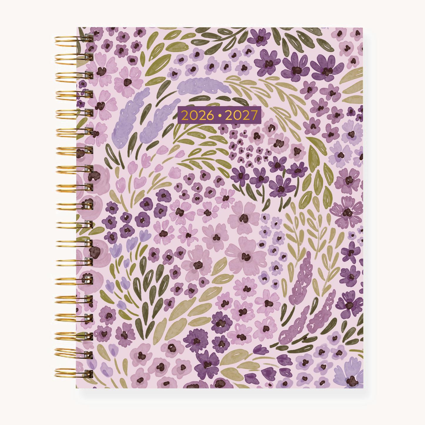 Floral Filigree  - 8.5x11 Weekly Academic Planner - 2026-2027