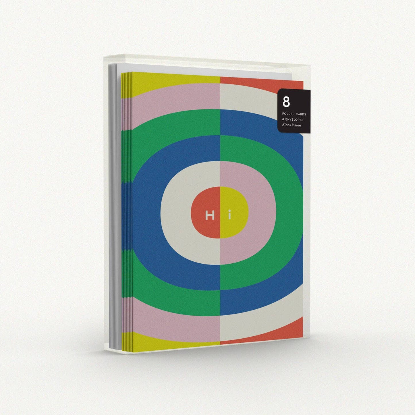 Circles in Circles Hello Cards - Boxed Set of 8