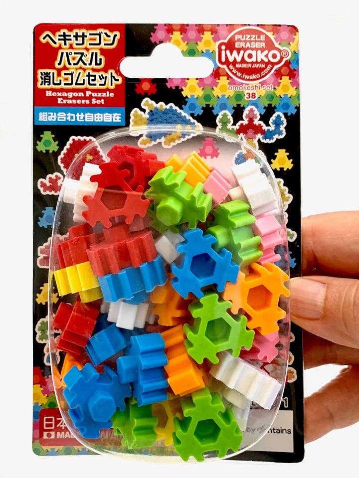 Hexagon Eraser Card
