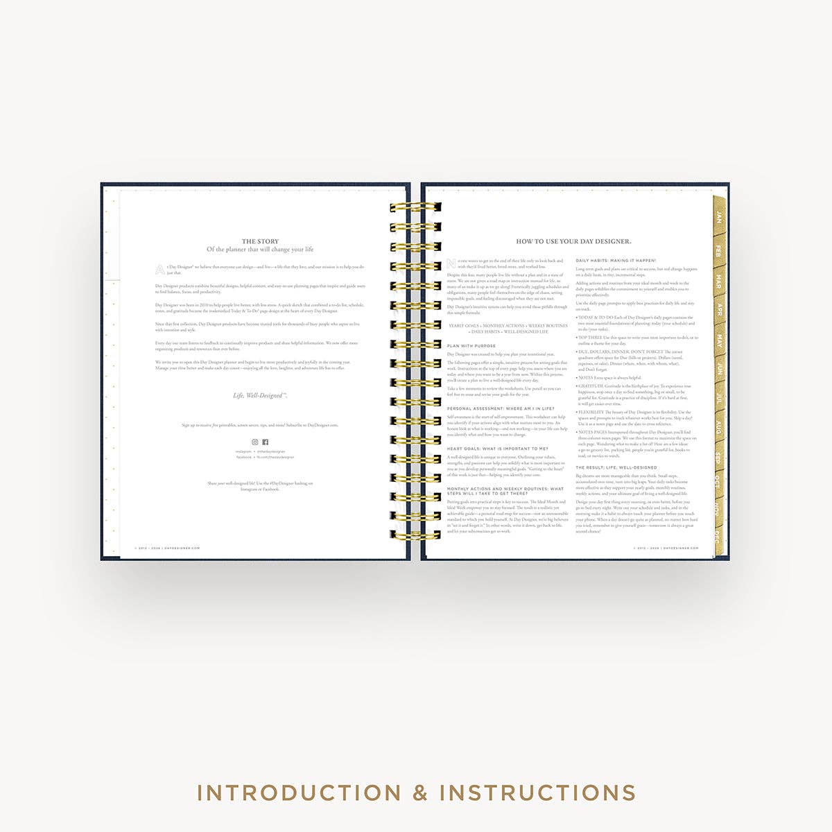 2027 Daily Planner: Navy Bookcloth