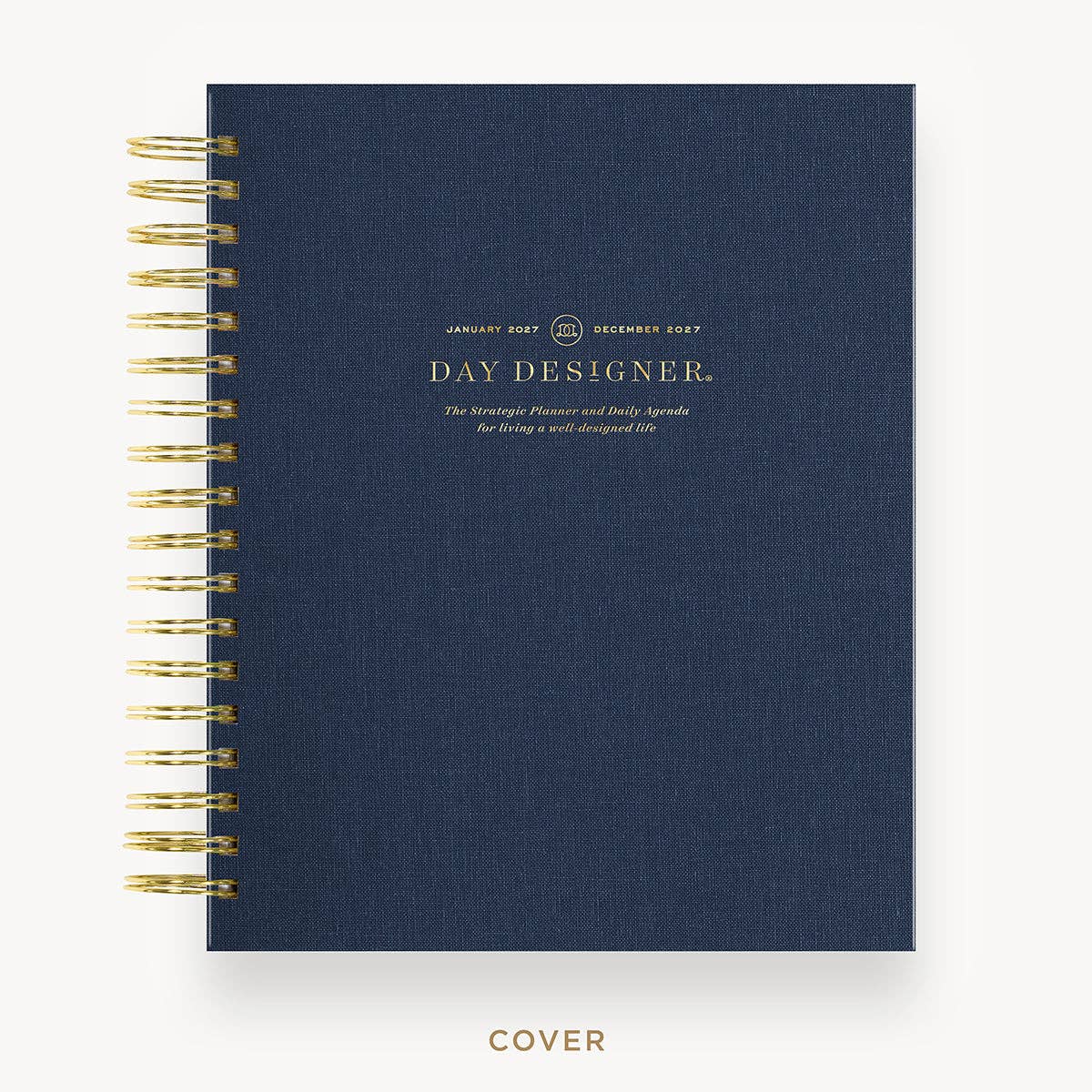 2027 Daily Planner: Navy Bookcloth
