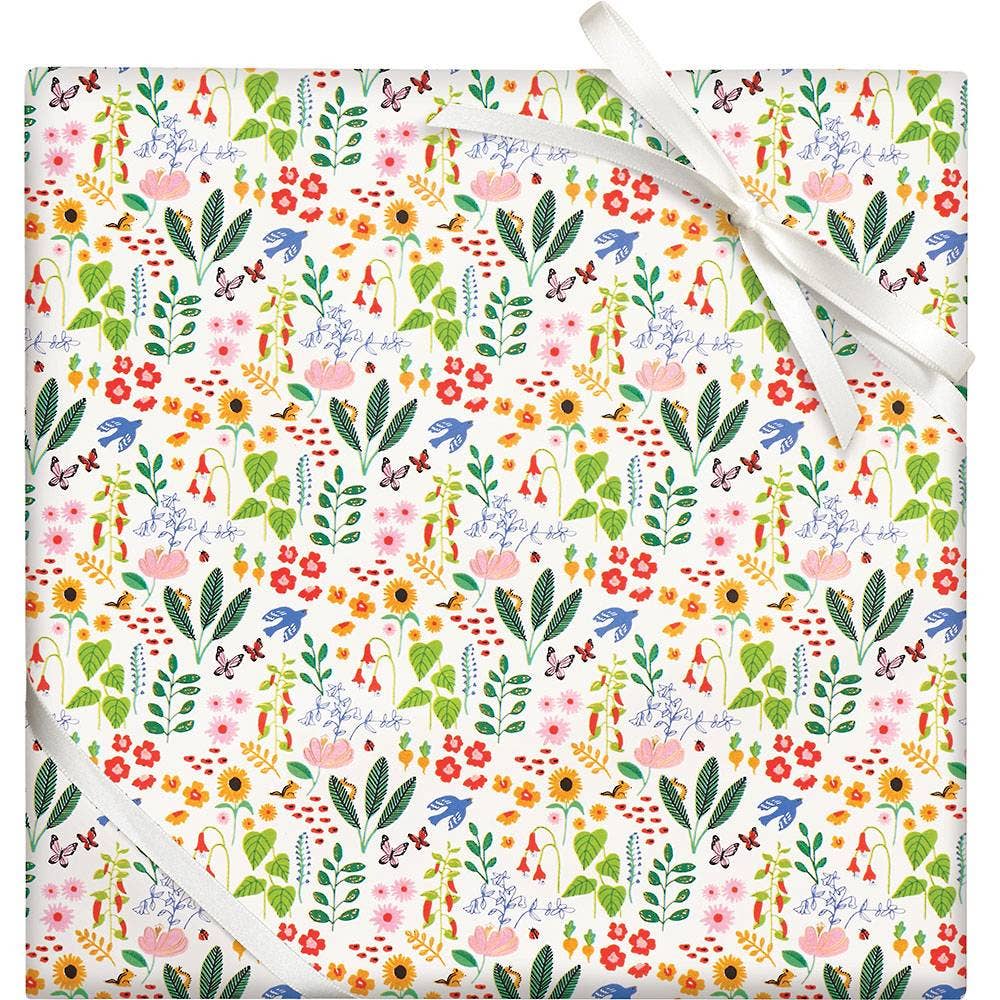 Floral Forest - Stone Wrapping Paper Roll
