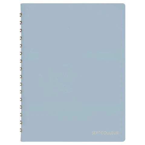 Sky Blue - A5 - Septcouleur Grid Notebook
