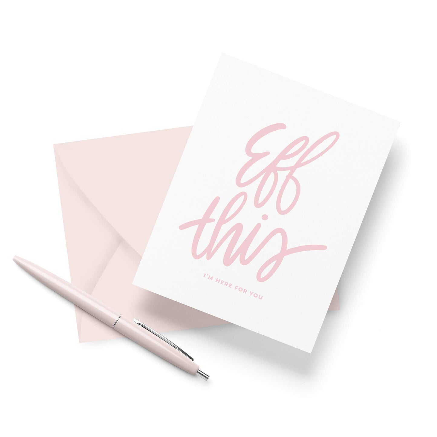 Eff This - Supportive Letterpress Card