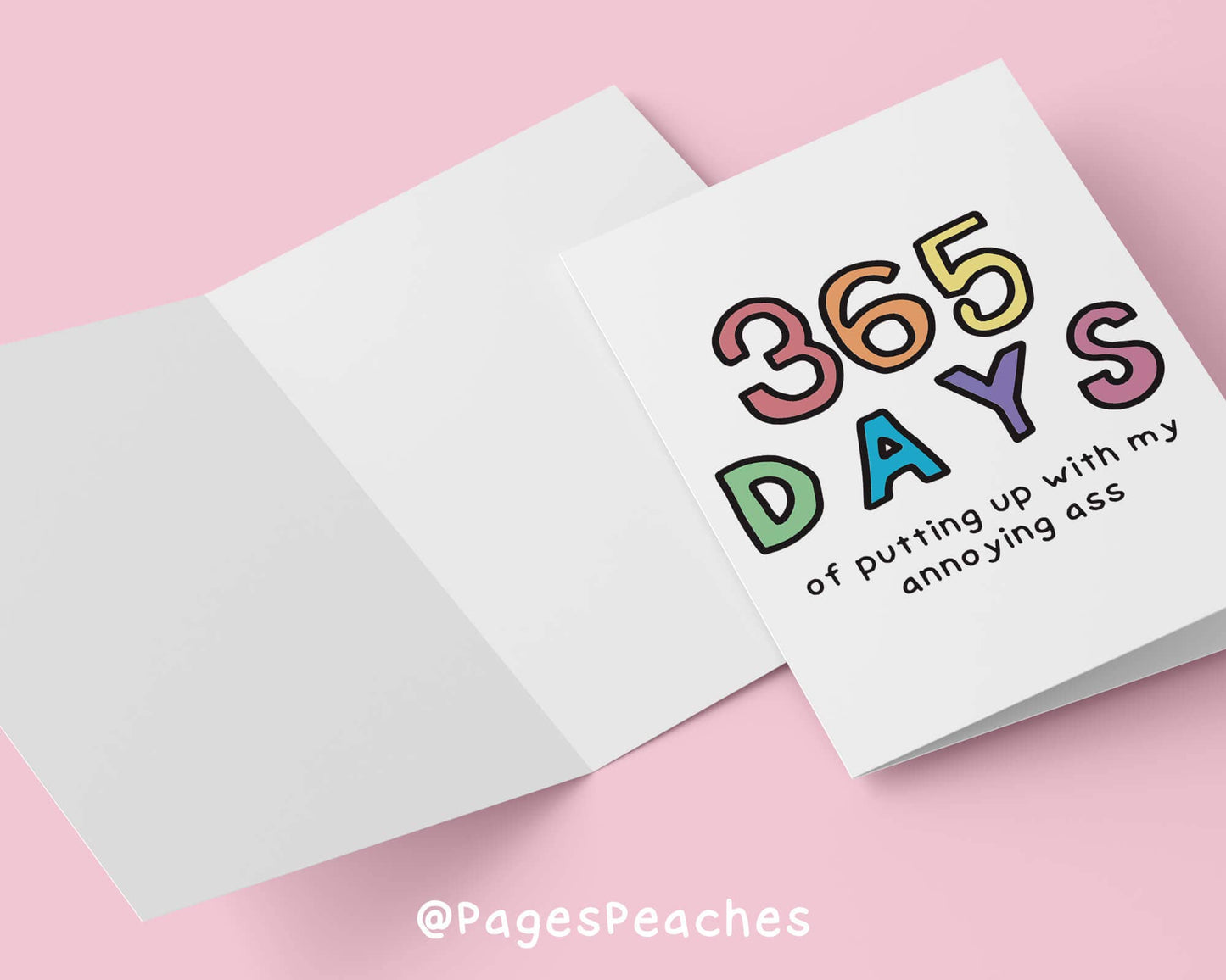 Page's Peaches - 365 Days Card