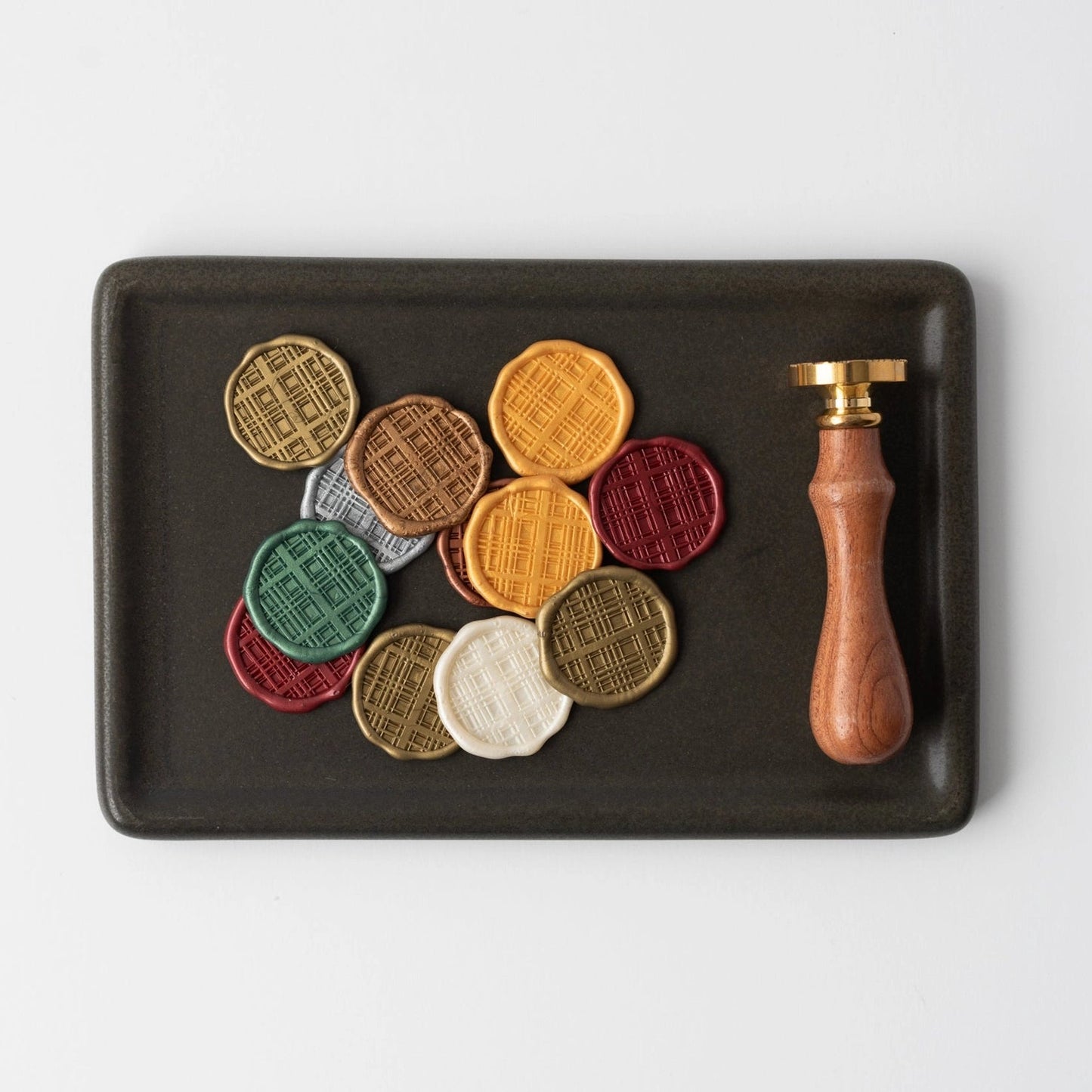 Plaid Pattern - Wax Seal Stamp