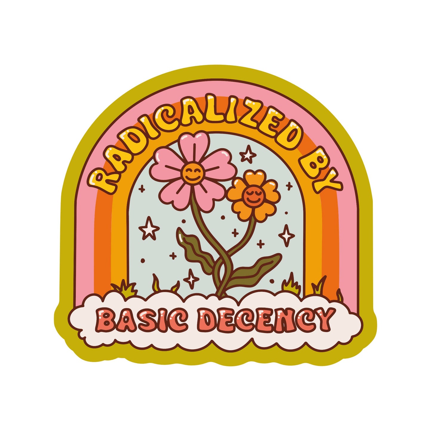 Basic Decency - Vinyl Sticker