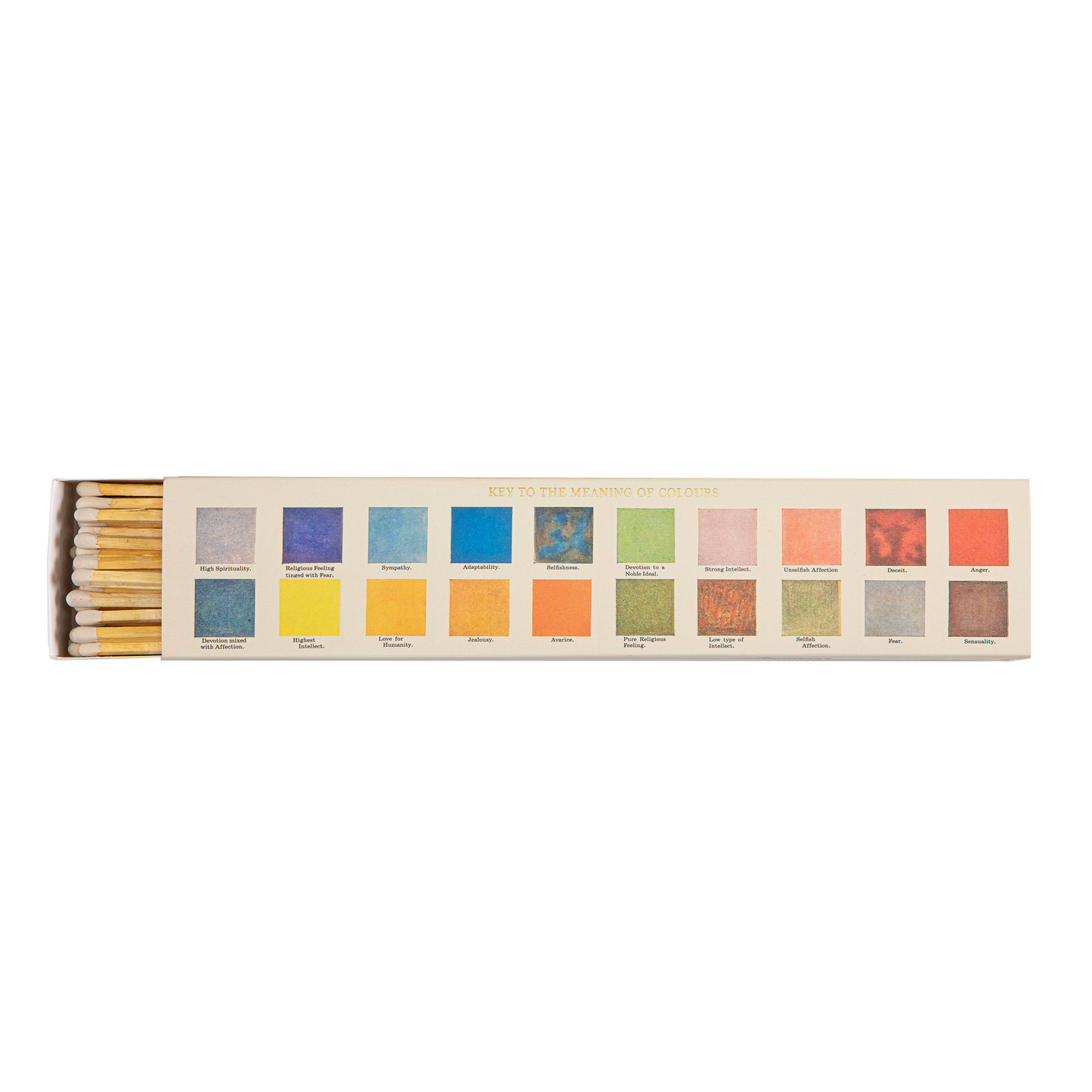 Meaning of Colour Swatches - Long Safety Matches