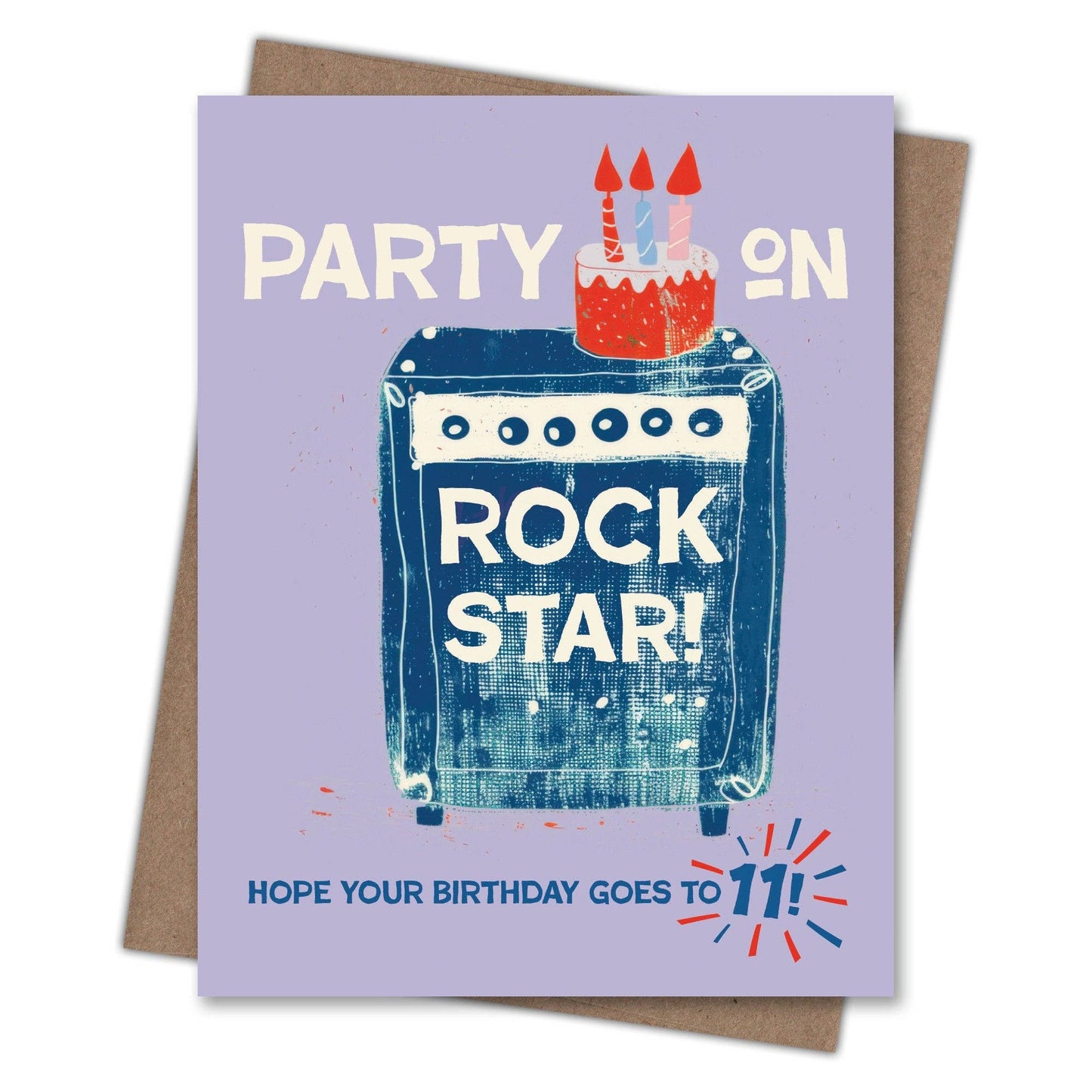 Eleven Rock Star - Birthday Card