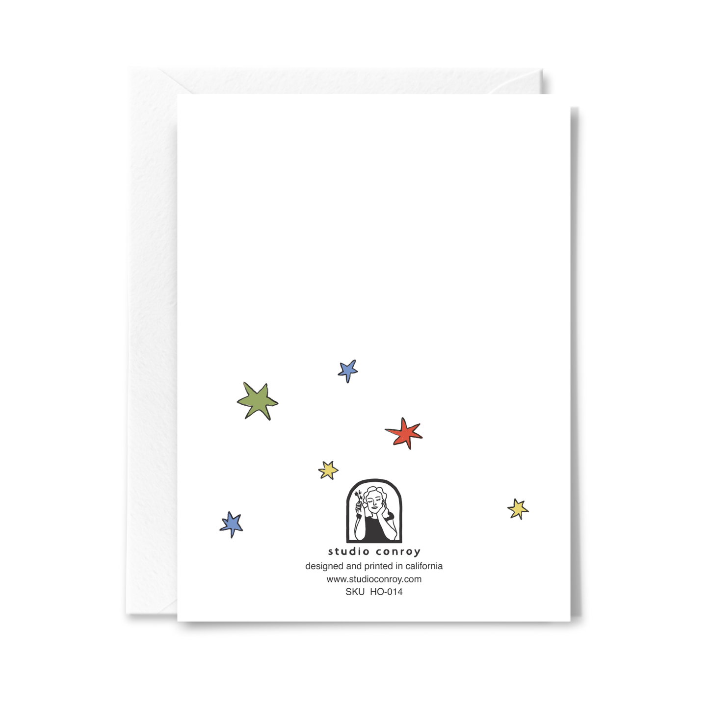 Studio Conroy - Happy Holidays Scarf Card