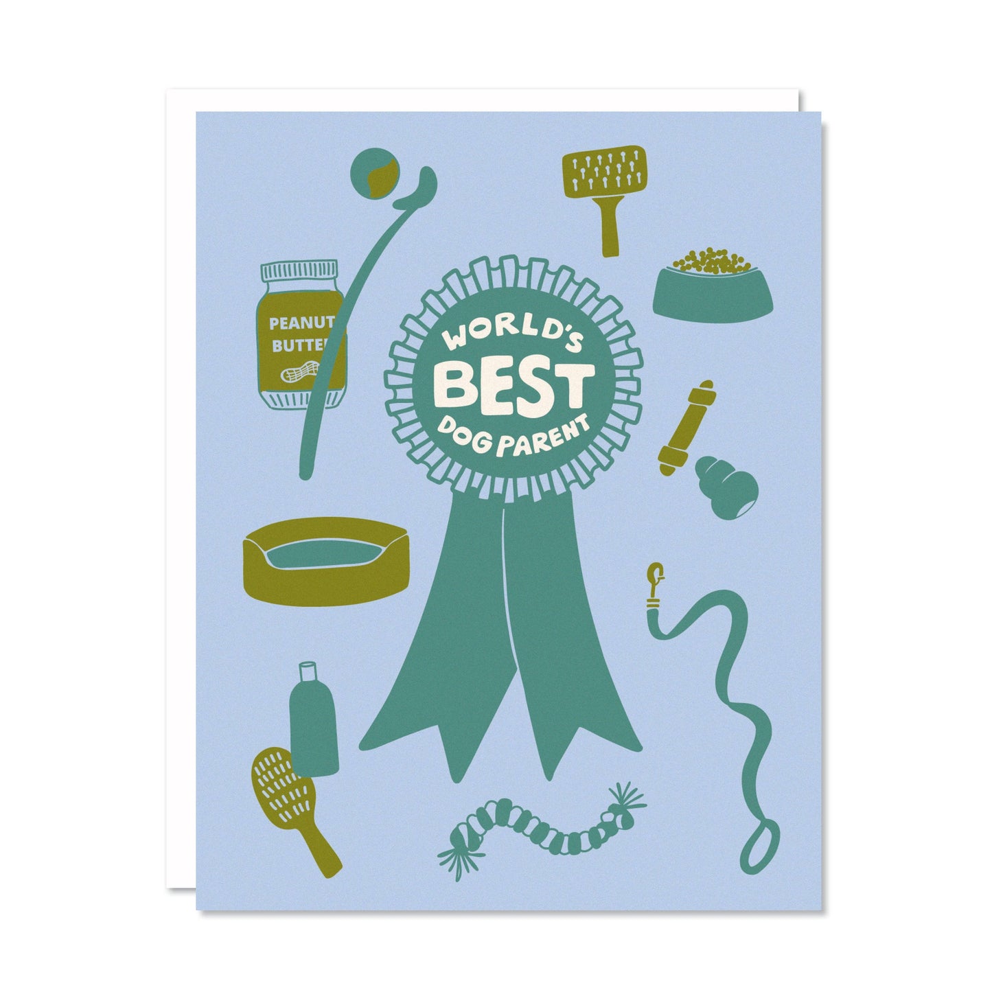 Best Dog Parent - Mother's Day Father's Day Everyday Card