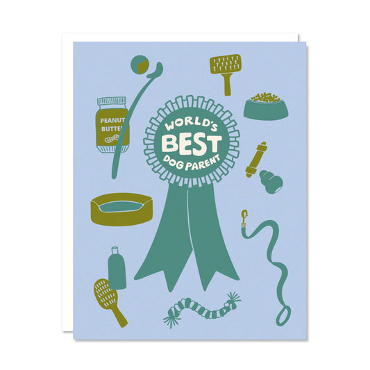 Best Dog Parent - Mother's Day Father's Day Everyday Card