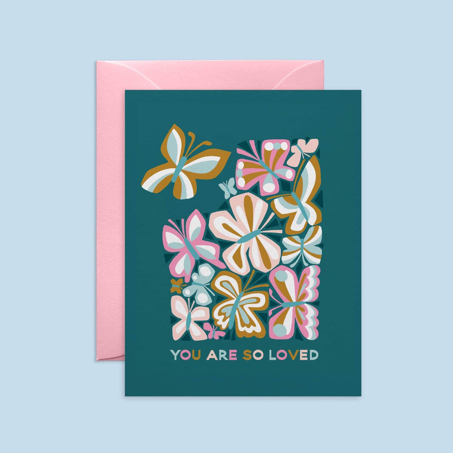 O.O.M.F Creative - Butterfly and Friends Card