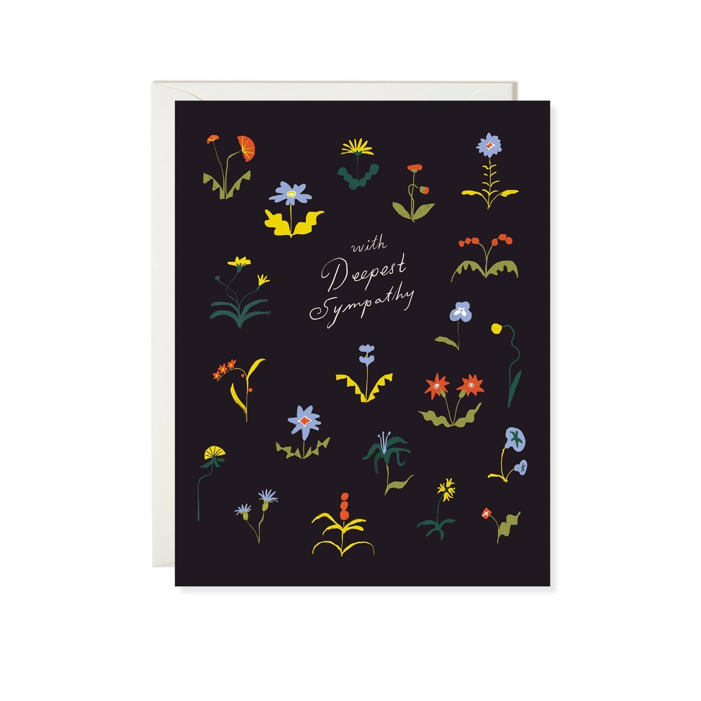 Sympathy Flowers - Floral Sympathy Card