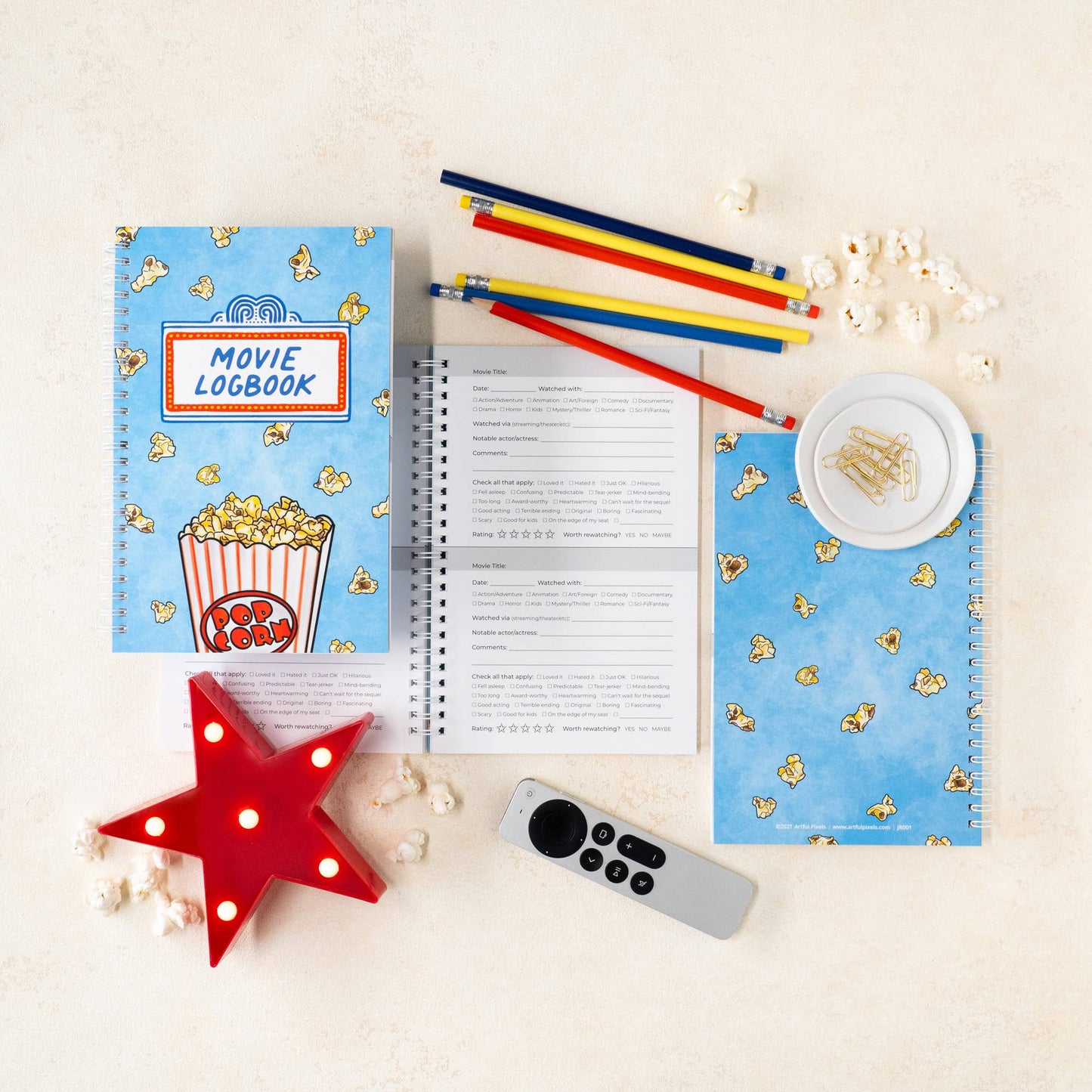Movie Logbook - Journal for Tracking Movies