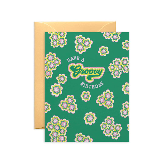 O.O.M.F Creative - Groovy Daisy Birthday-Card