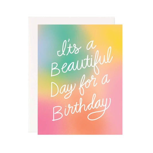 Pineapple Sundays Design Studio - Beautiful Day for a Birthday Greeting Card