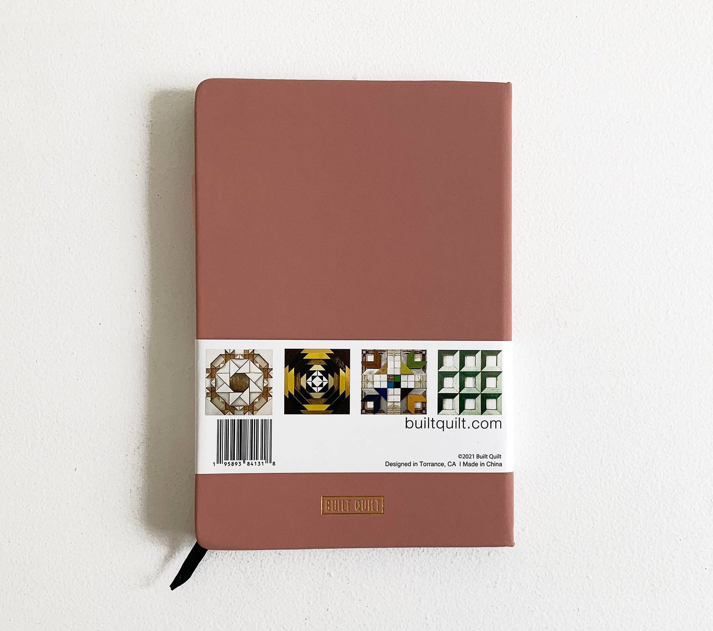 Rose Geranium  Quilt Motif Journal / Notebook