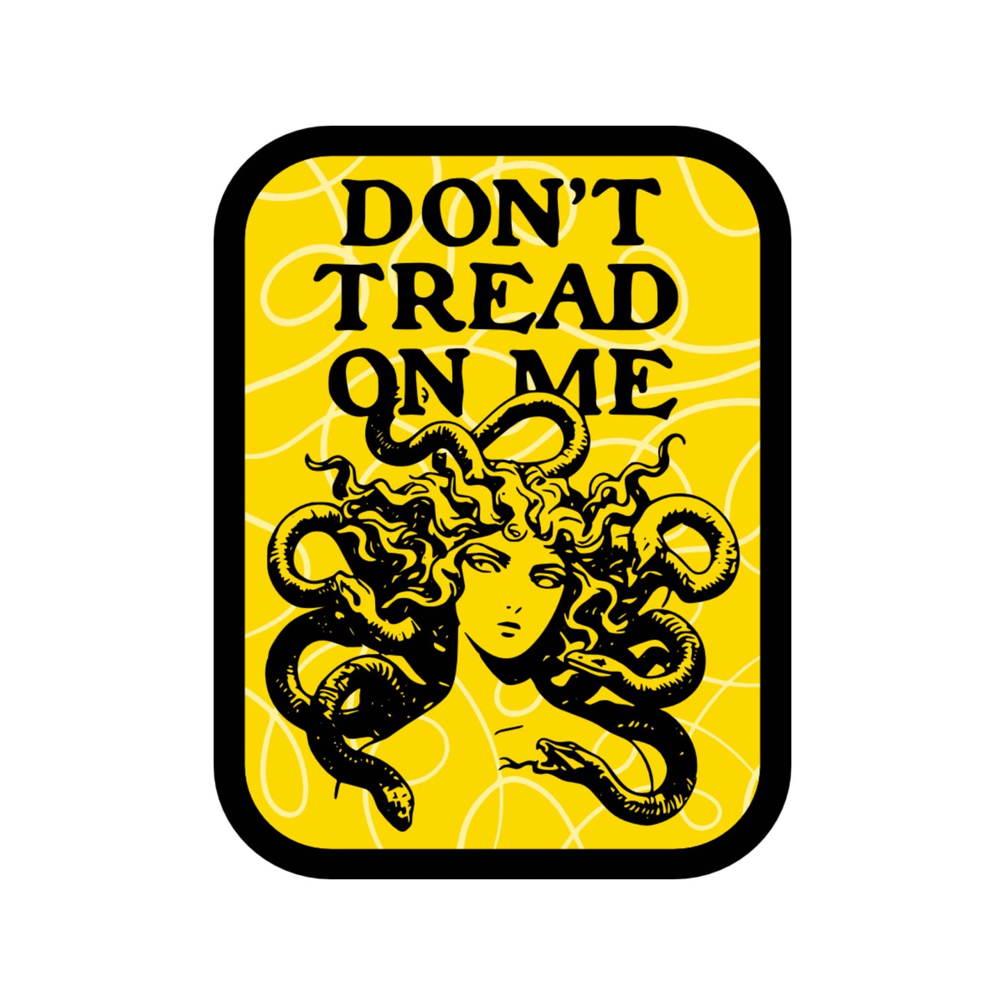 Feminist Rights Snake - Vinyl Sticker