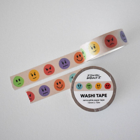 Kyn You Believe It - Feelings Washi Tape | Mental Health Washi