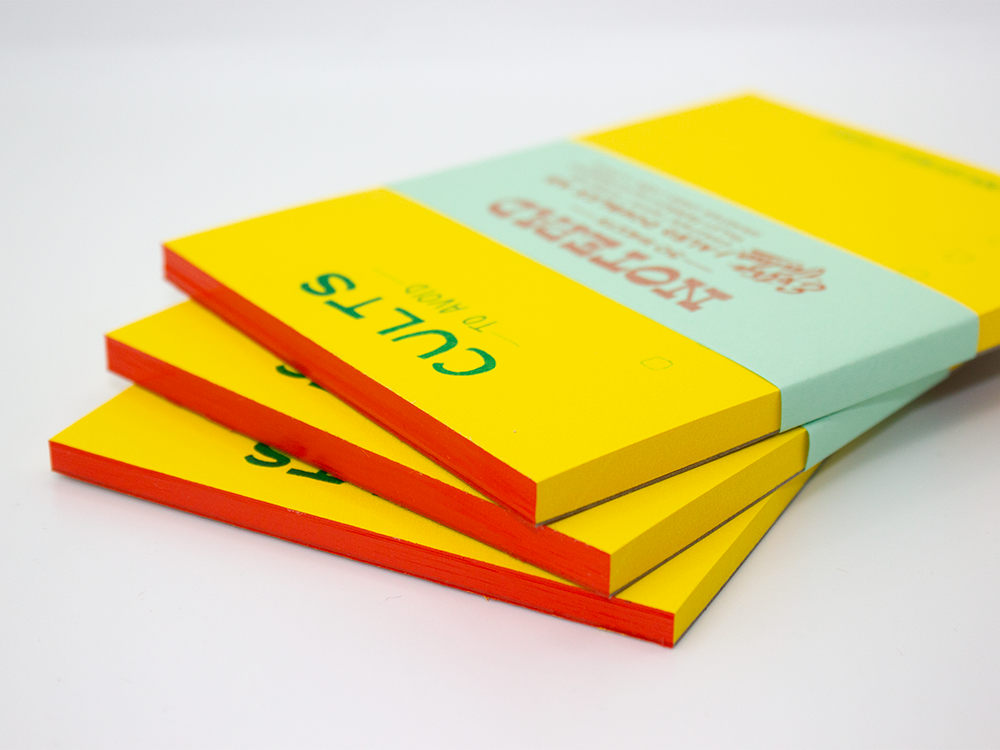 Cults to Avoid - Risograph Notepad
