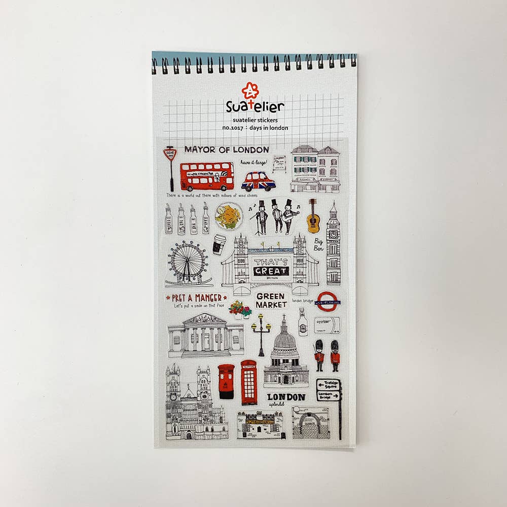 London Days - Sticker Sheet