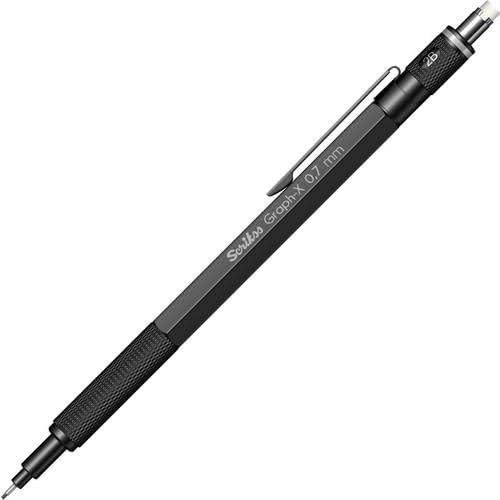 Matte Black 0.7mm - Scrikss Graph-X Mechanical Pencil Set
