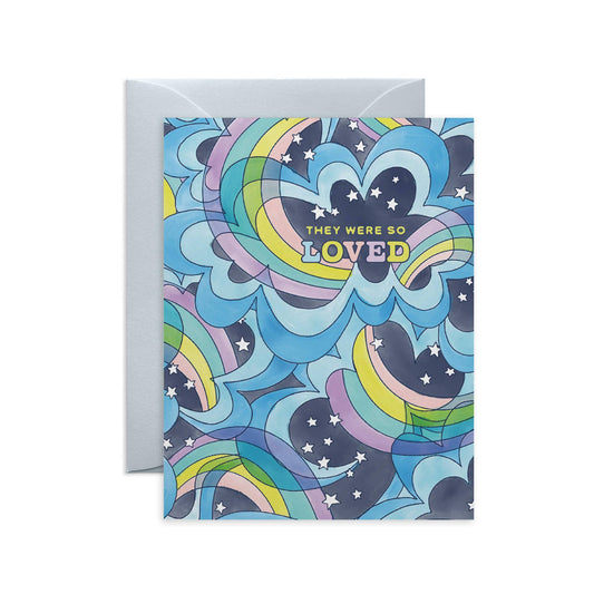 O.O.M.F Creative - Rainbow Bridge Pet Sympathy Card