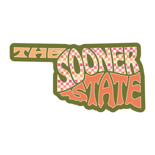Oklahoma Sooner State - Vinyl Sticker
