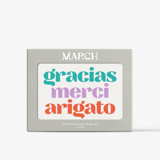 March Party Goods - Gracias Card Set