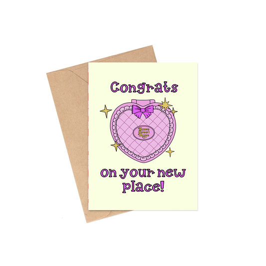 Siyo Boutique - Polly Pocket Home - Nostalgic Themed Housewarming Card