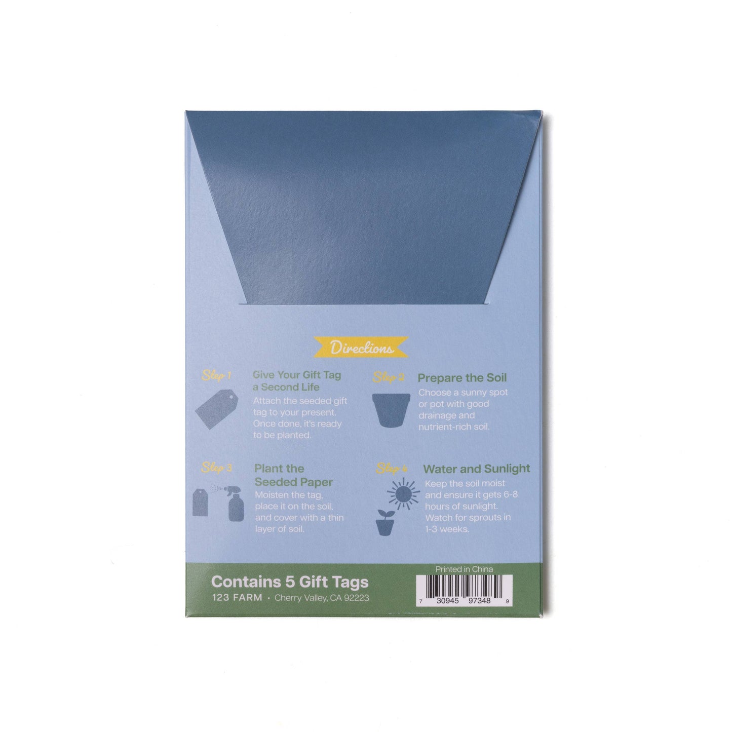 Plantable Seed Gift Tags - Daisies, Set of 5