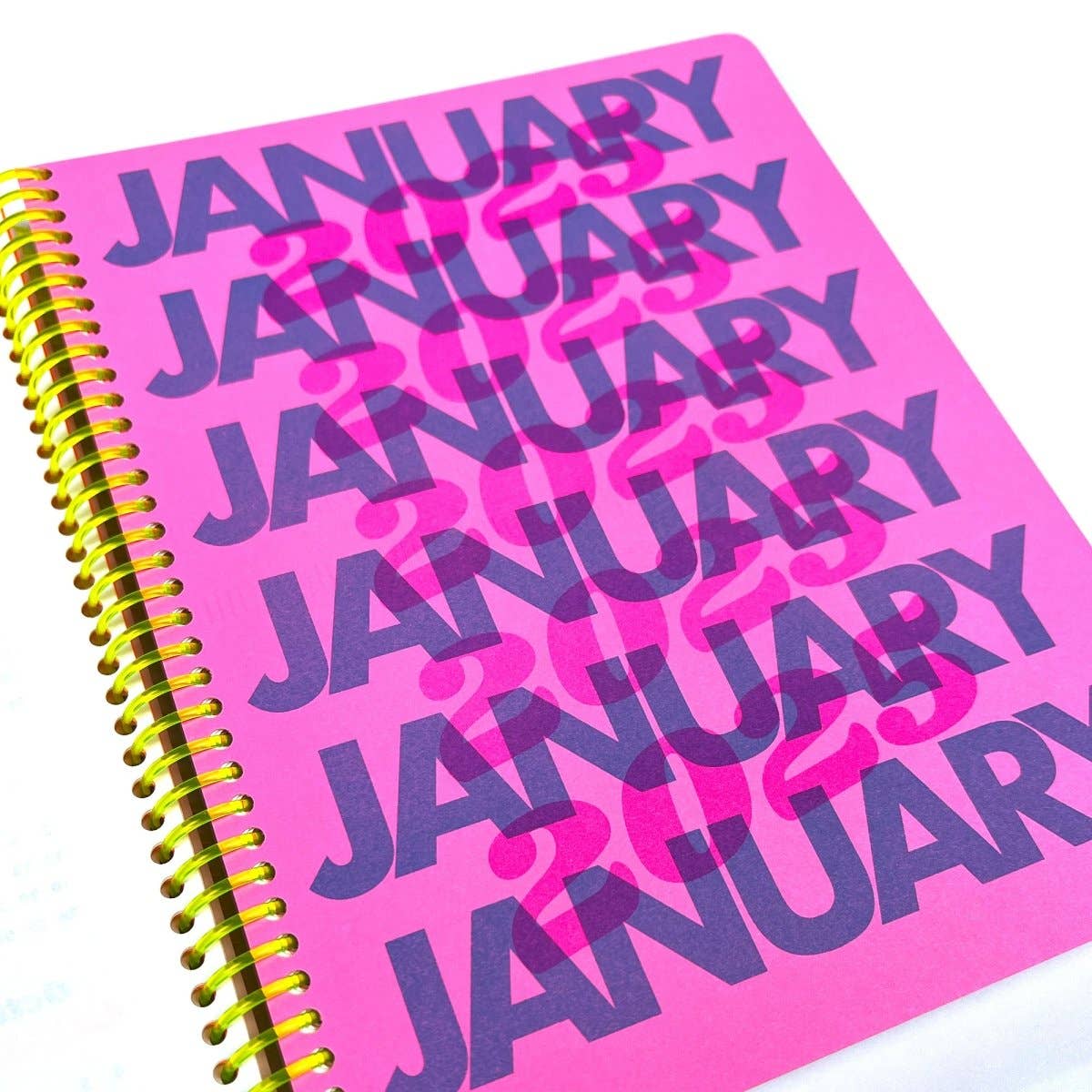 2027 Dated Planner - Riso Printed, 200+ Pages, Spiral Bound: Iridescent Balloons