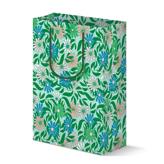 Green Daisies Gift Bag