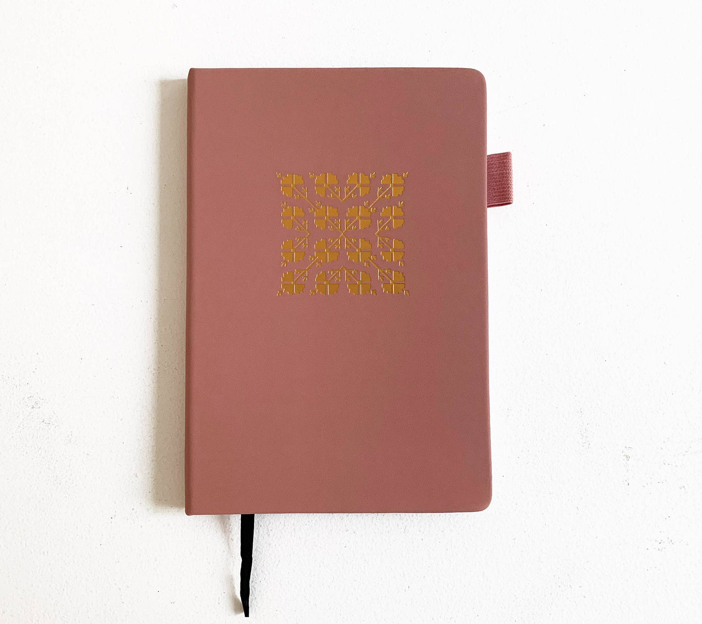 Rose Geranium  Quilt Motif Journal / Notebook