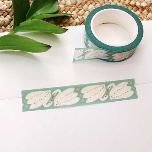 oh, little wren - Washi Tape | Nature Lover | On the pond with swans