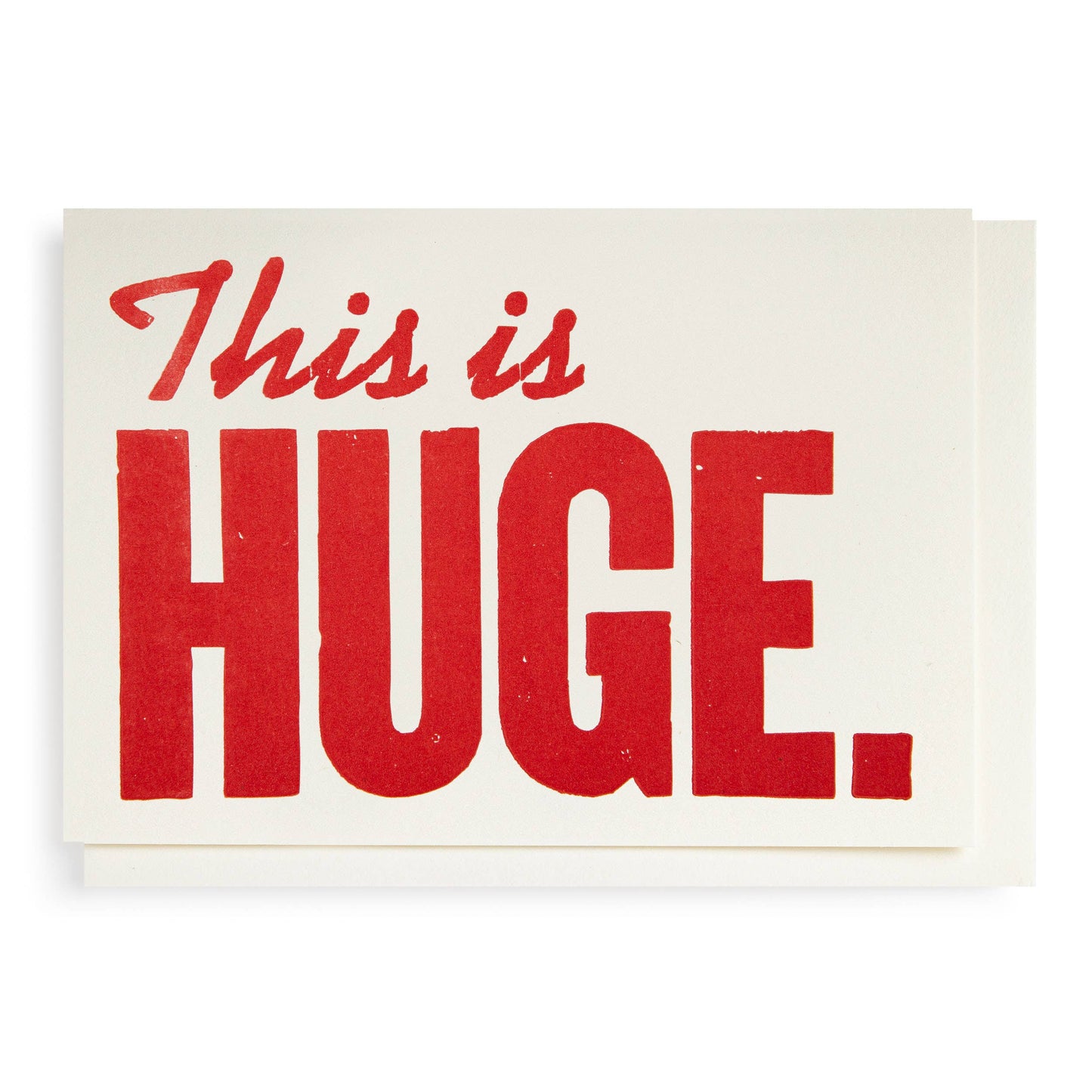 This is Huge - Congratulations Notelet Card