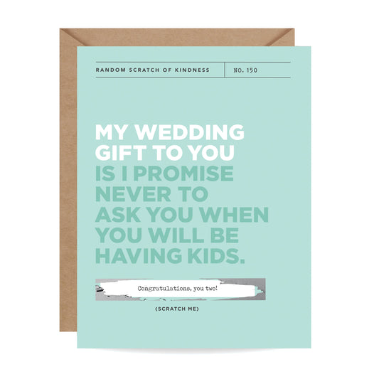 Inklings Paperie - Scratch-off Card - My Wedding Gift to You